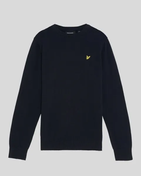 Cotton Crew Neck Jumper Z271 DARK NAVY  