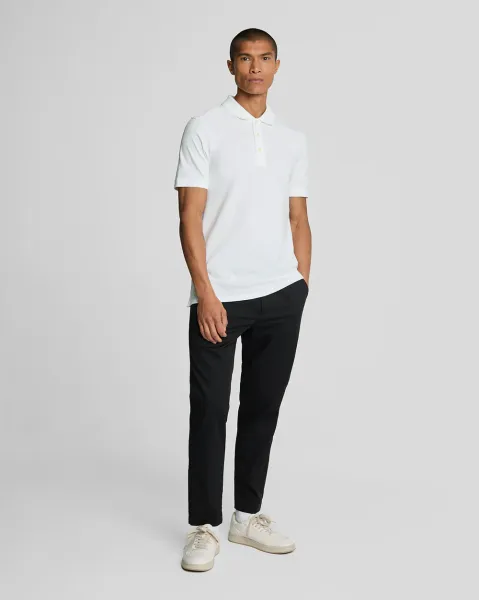 Tonal Eagle Polo Shirt  626 White 