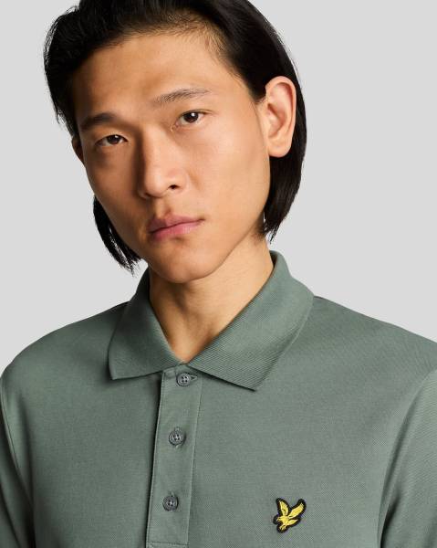 Plain Polo Shirt  X583 Green Mercurial 