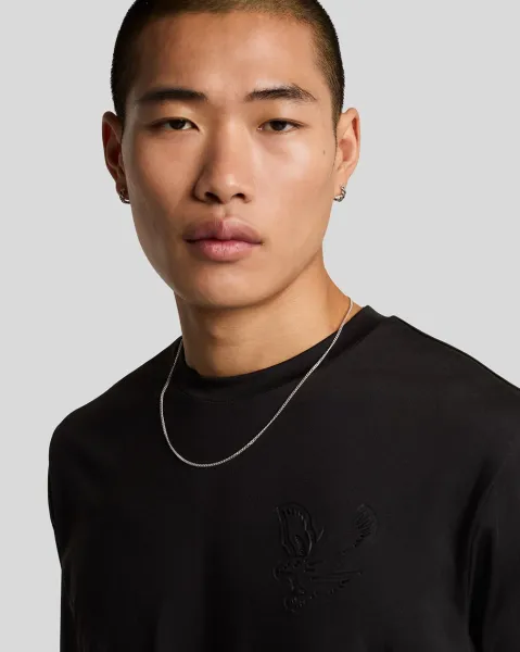 Panelled Neoprene T-shirt  Z865 Jet Black 