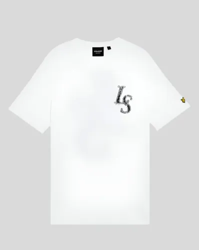 Emblem Graphic T-shirt  626 White 