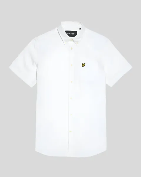 Short leeve Oxford hirt  626 White 