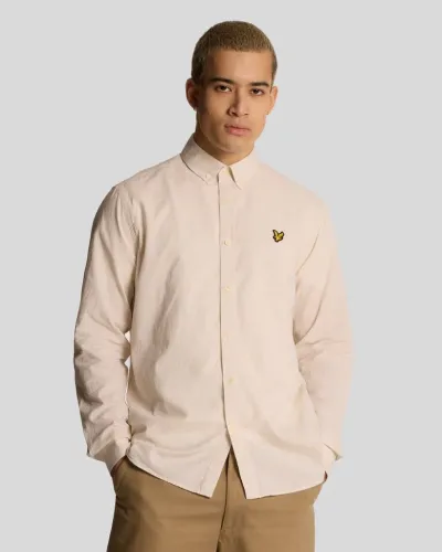 Linen Blend Oxford shirt  X588 Luna 