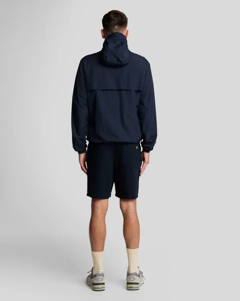 Linen Blend Drawstring Short  Z271 Dark Navy 