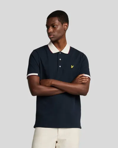 Half Tipped Polo shirt  Z271 Dark Navy 