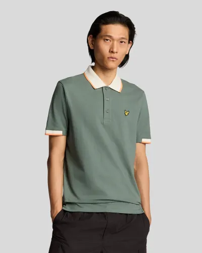 Half Tipped Polo Shirt  X583 Green Mercurial 