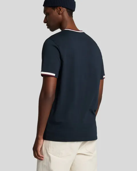 Half Tipped T-shirt  Z271 Dark Navy 