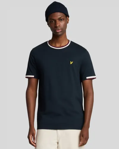 Half Tipped T-shirt  Z271 Dark Navy 
