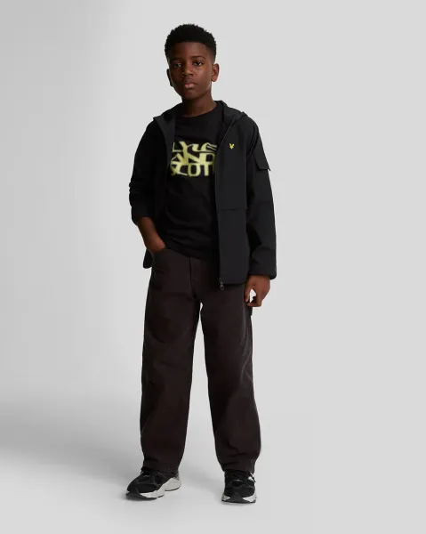 Formation Blur Graphic T-shirt Z865 JET BLACK 