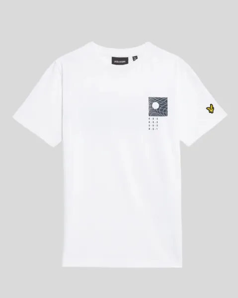 Disrupt Graphic Print T-shirt WHITE 626 
