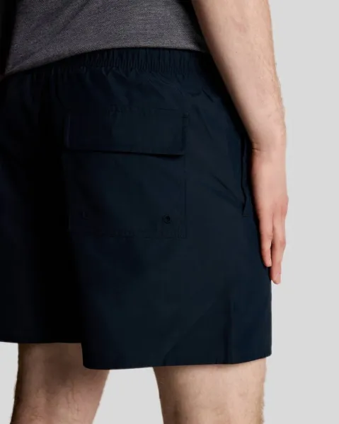 Water Reactive Emblem swim hort Z271 Dark Navy 
