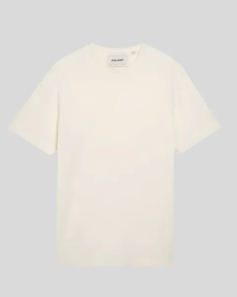Suede Trimmed Pique T-Shirt X082 Argent 