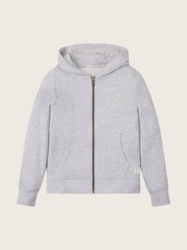 202 FITTED SWEATSHIRT ΜΠΛΟΥΖΑ ΠΑΙΔΙΚΟ BOY.LIGHT STONE GREY MELANGE.ΠΑΙΔΙΚΟ BOY