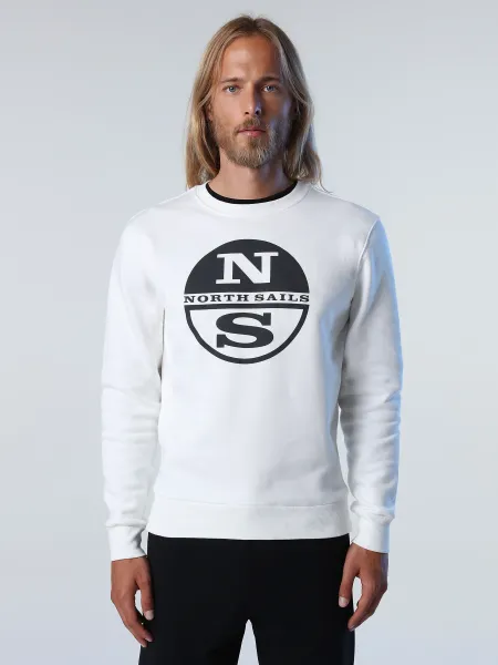 CORE CREWNECK SWEATSHIRT W/GRAPHIC ΦΟΥΤΕΡ ΑΝΔΡΙΚΟ