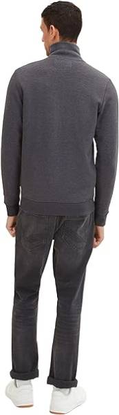 CUTLINE SWEAT JACKET ΜΠΛΟΥΖΑ ΑΝΔΡΙΚΟ DARK GREY MELANGE 