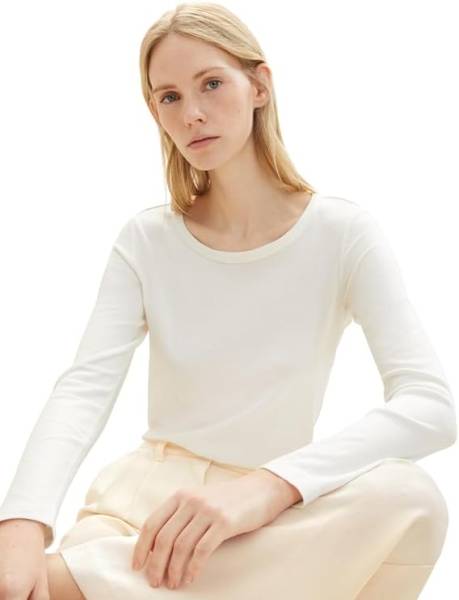 308 T-SHIRT RIBBED CREW ΜΠΛΟΥΖΑ ΓΥΝΑΙΚΕΙΟ WHIPER WHITE 