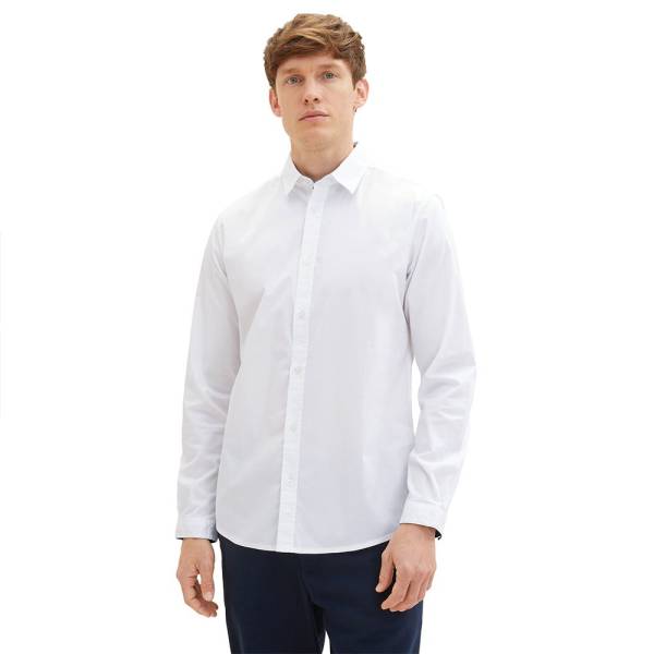 STRETCH POPLIN SHIRT ΠΟΥΚΑΜΙΣΟ ΑΝΔΡΙΚΟ WHITE 