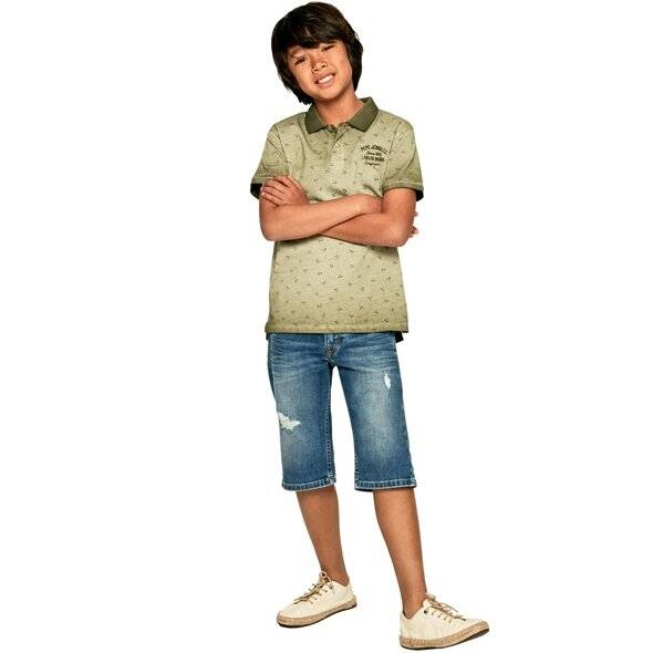 E1 CASHED SHORT ΒΕΡΜΟΥΔΑ ΠΑΙΔΙΚΟ BOY DENIM 8