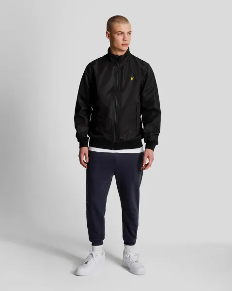 Mesh Backed Funnel Neck Jacket Z865 JET BLACK 