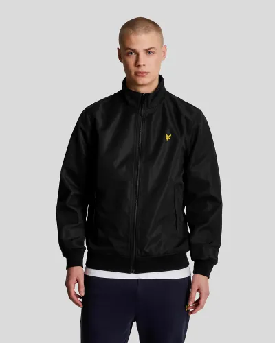 Mesh Backed Funnel Neck Jacket Z865 JET BLACK 